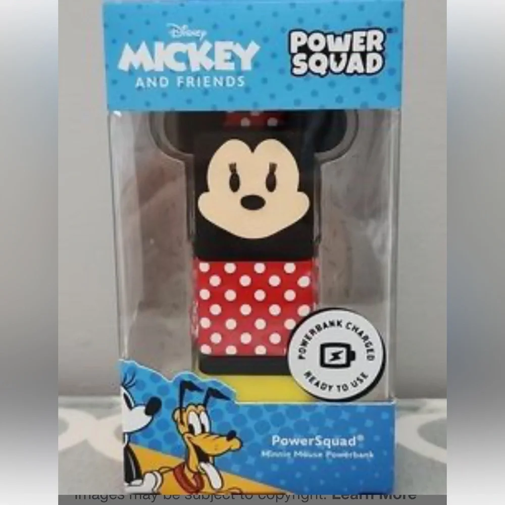 Minnie Mouse Power Bank, NEW
